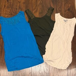 Bundle of maternity tank tops